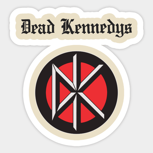 Dead Kennedys Sticker by Skull rock